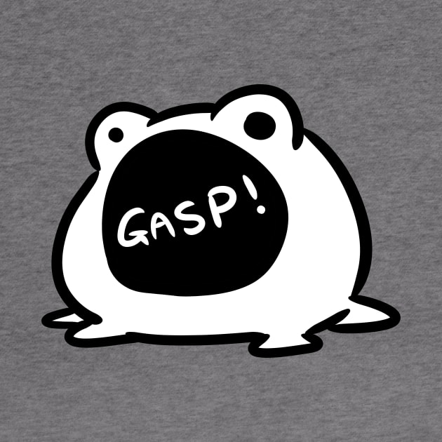 Gasp Frog by Jossly_Draws